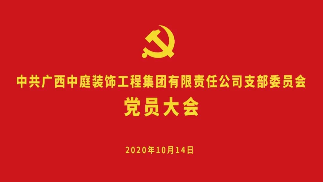 兩新組織丨中庭集團(tuán)黨支部增補新委員